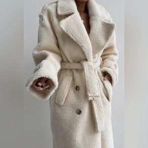 Jluxlabel Ivory Roxanna Coat